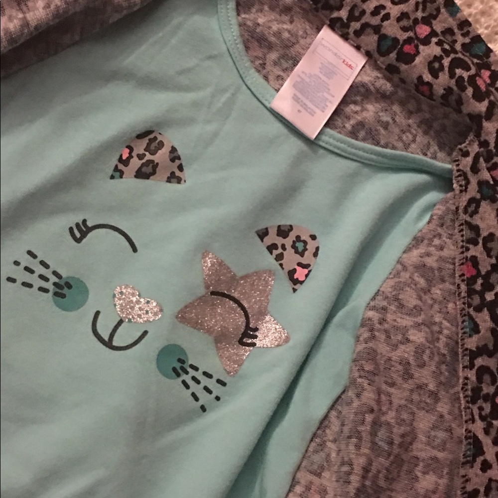 Size 4t leopard cat shirt